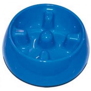 Dogit Anti-gulping Bowl Blue Medium 600ml