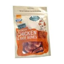 Good Boy Waggles & Co Crunchy Chicken & Rice Bones 100g x8