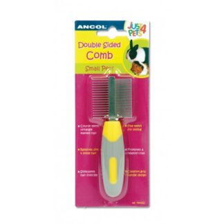 Just 4 Pets Small Animal Double Sided Comb