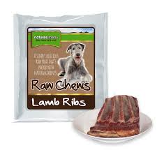 Natures Menu Dog Raw Frozen Chews Lamb Rib 2pce
