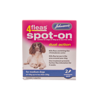 Johnson 4 Fleas Spot On Medium Dog