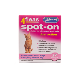 Johnson 4 Fleas Spot On Kitten