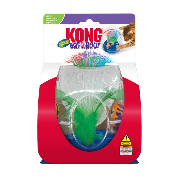 KONG Cat Bat-A-Bout Glow Aquarium