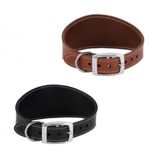 Ancol Leather Hound Collar
