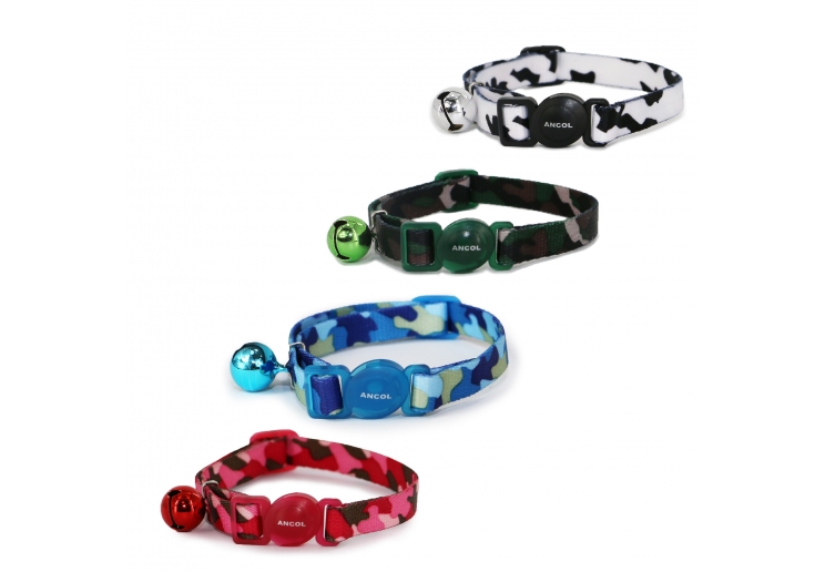 Safety Buckle Cat Collar Camoflage