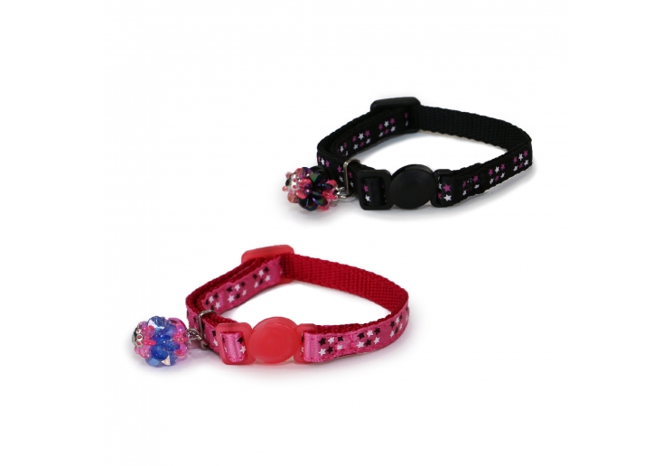 Safety Buckle Kitten Collar Stars
