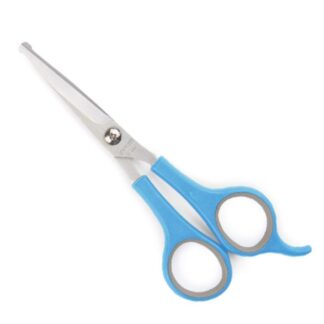 Professional quality tempered steel scissors are the perfect grooming tool for longer coats. Robust tempered steel with rounded ends for increased safety.