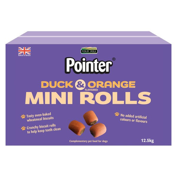 pointer duck & orange mini rolls